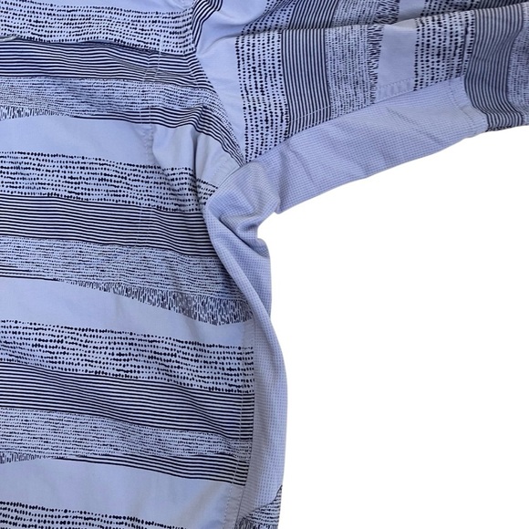 REl Co-op Sahara Pattern Purple Grey Button-Up Long-Sleeve Nylon Shirt Hiking L - Picture 9 of 16